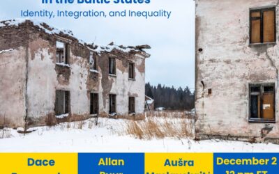Webinar: Demographic Development in the Baltic States: Identity, Integration, and Inequality