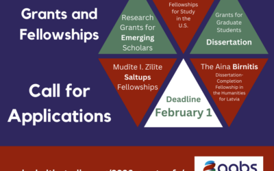 Webinar: Applying for 2026 Baltic Studies Grants