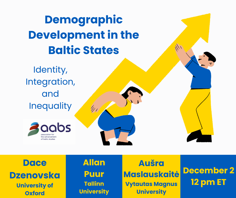 Webinar: Demographic Development in the Baltic States: Identity, Integration, and Inequality